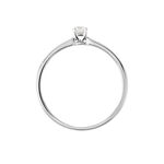 Bague Solitaire Flora Or Blanc Diamant - Solitaires Femme | Marc Orian