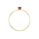 Bague Solitaire Pluie D'Eclat Or Jaune Rubis - Bagues vintage Femme | Marc Orian