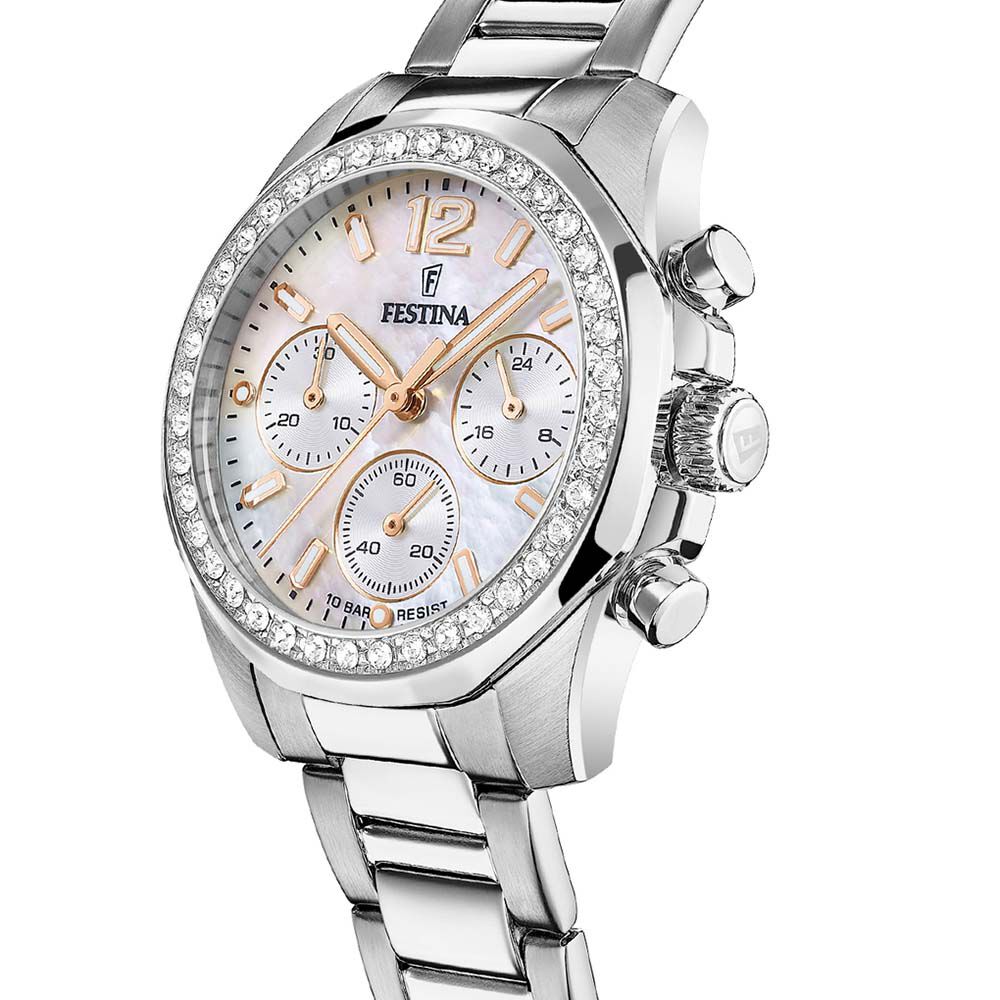 Montre Festina Boyfriend Nacr&eacute; - Montres &eacute;tanches Femme | Marc Orian