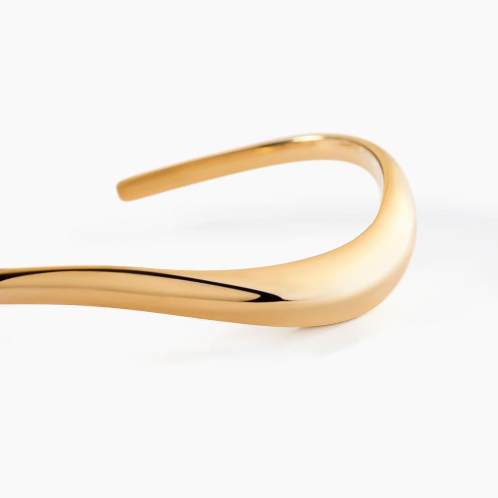 Bracelet Jonc Anselma Plaqu&eacute; Or Jaune - Bracelets joncs Femme | Marc Orian