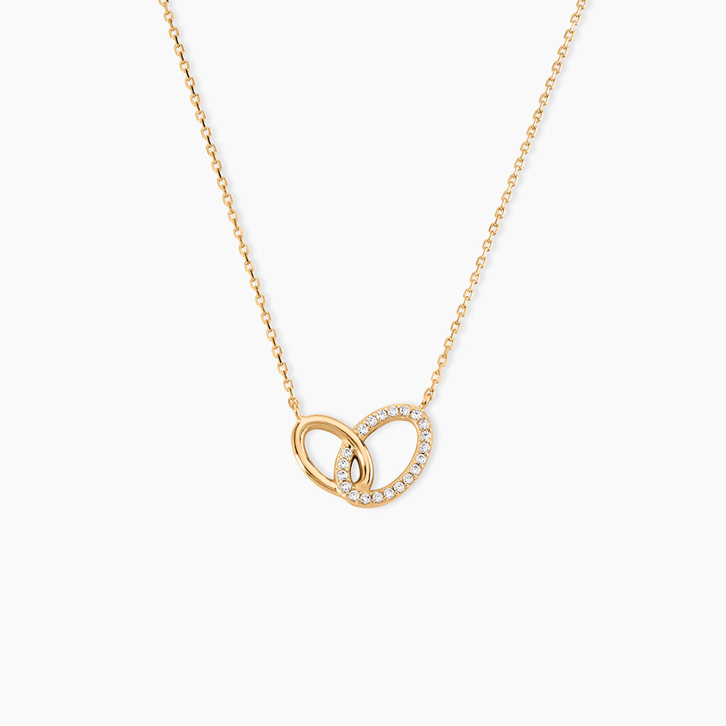 Collier Plaqu&eacute; Or Kimberlie Oxydes De Zirconium - Colliers avec pierres Femme | Marc Orian