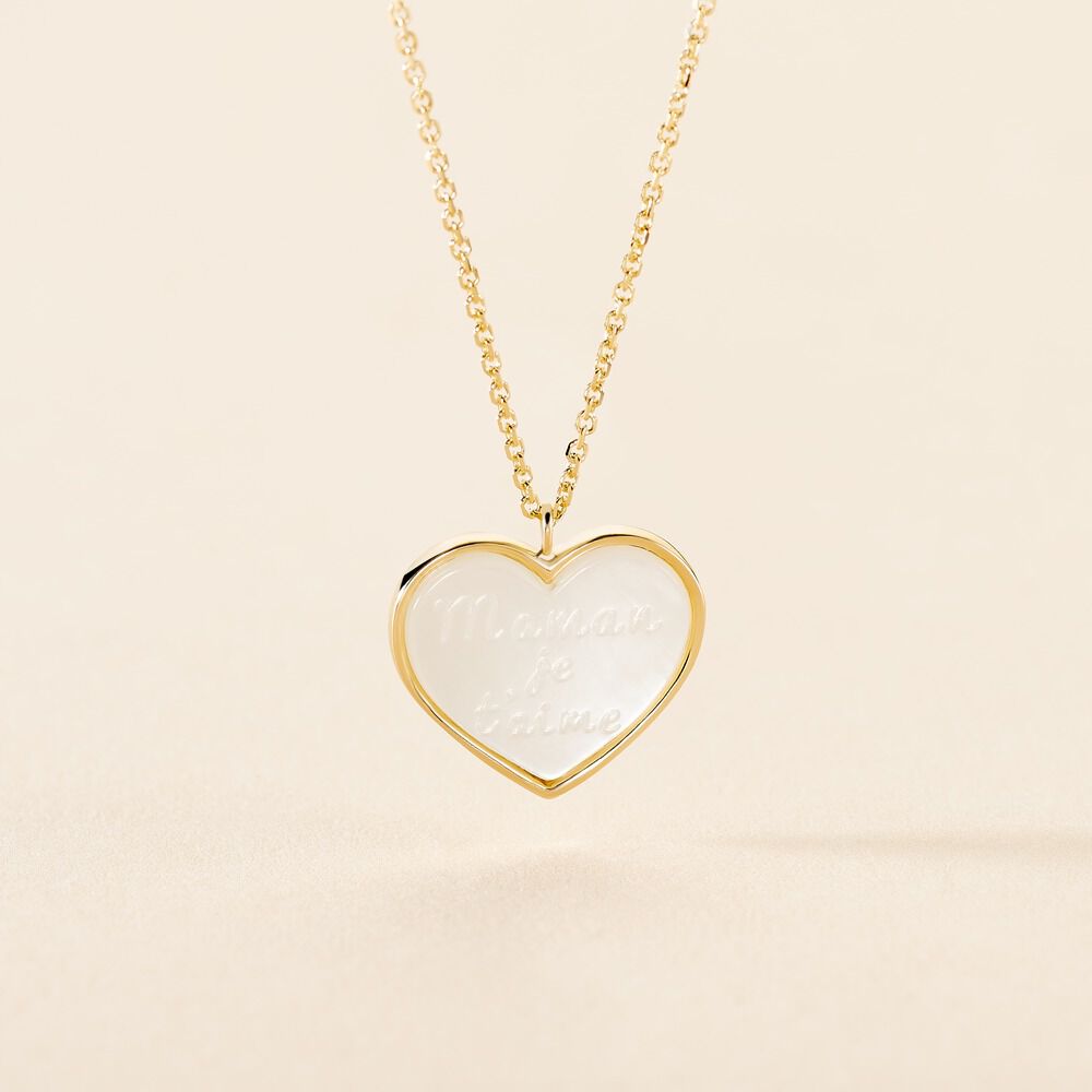 Collier Josine Or Jaune Nacre - Colliers avec pierres Femme | Marc Orian