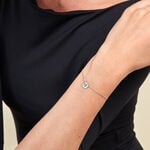 Bracelet Tayra Argent Blanc - Bracelets Medailles Femme | Marc Orian