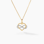 Collier Lachina Or Bicolore Oxyde De Zirconium - Colliers avec pierres Femme | Marc Orian