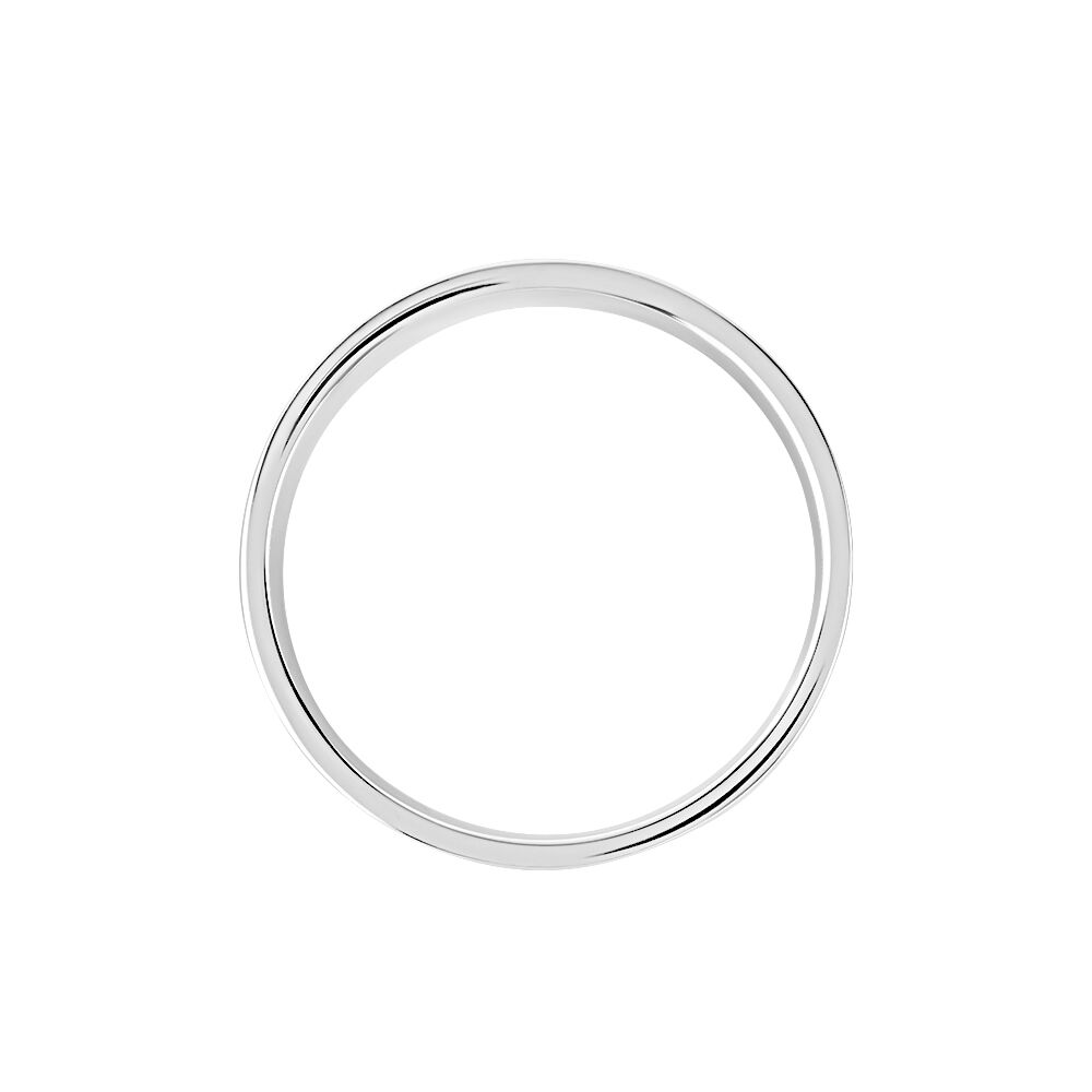 Alliance Or Blanc Gaaia 4mm - Alliances personnalisées Famille | Marc Orian