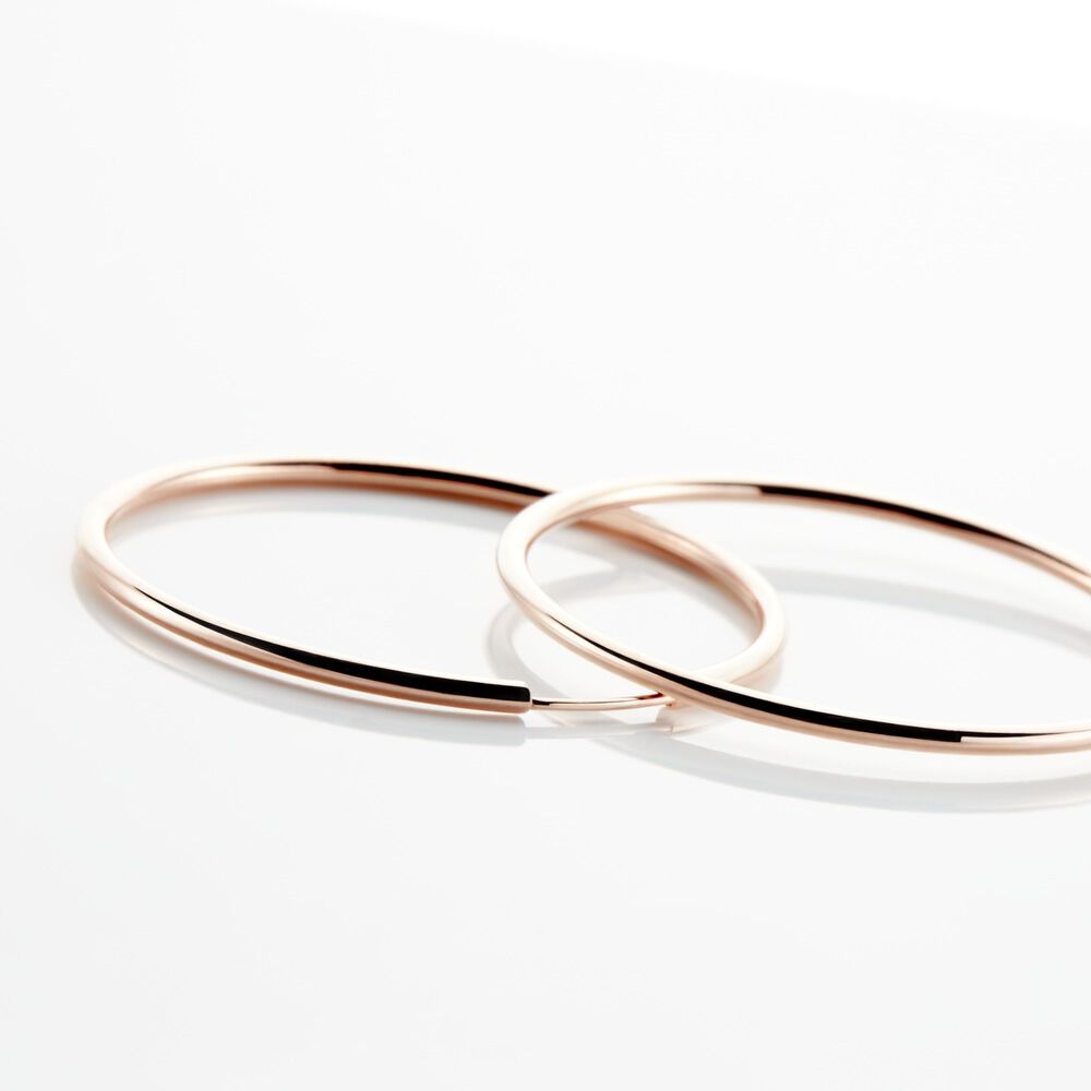 Cr&eacute;oles Valencina Or Rose - Cr&eacute;oles Femme | Marc Orian