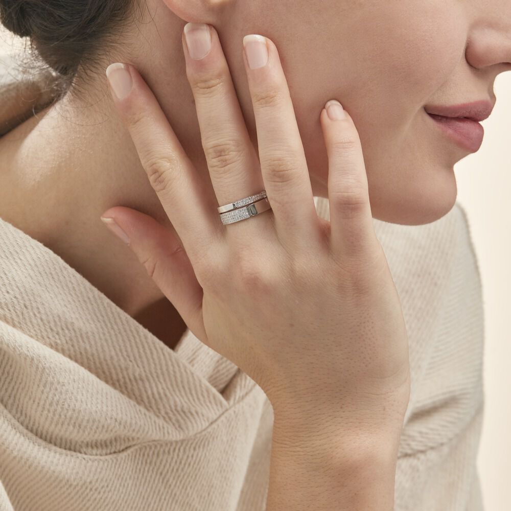 Bague Sophia Or Blanc Diamant - Bagues pierres précieuses Femme | Marc Orian