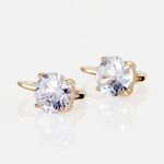 Boucles D'oreilles Pendantes Fippe Oxydes De Zirconium - Pendantes Femme | Marc Orian