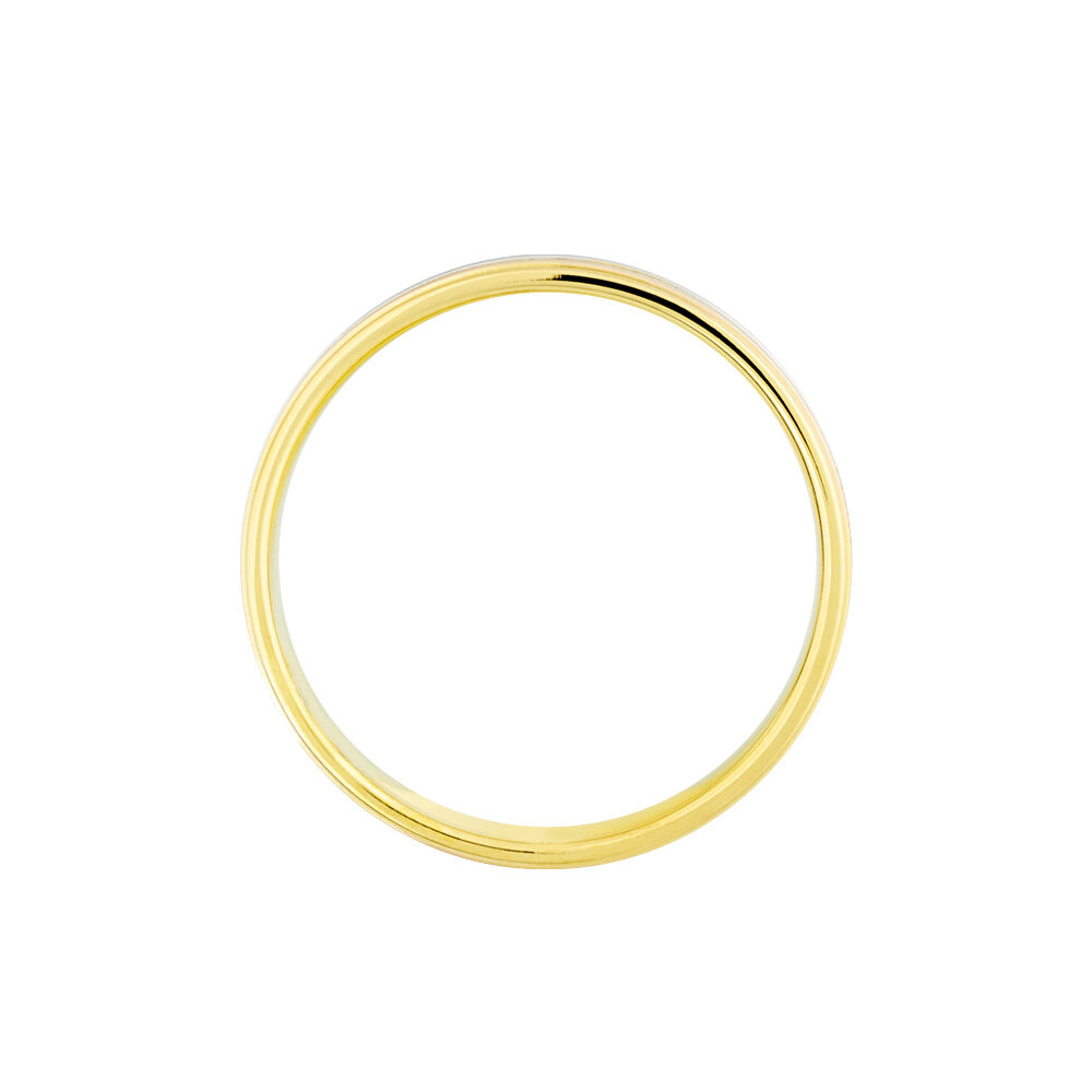 Alliance Triade Ruban Plat Or Tricolore - Alliances duo Unisex | Marc Orian