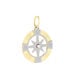 Pendentif Demyan Or Bicolore Oxyde De Zirconium - Pendentifs Homme | Marc Orian