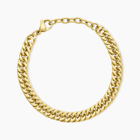 Bracelet Riva Acier Jaune - Bracelets mailles Femme | Marc Orian