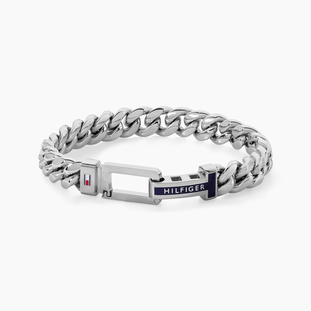 Bracelet Tommy Hilfiger Acier Blanc - Bracelets cha&icirc;nes Homme | Marc Orian