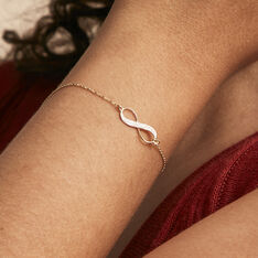 Bracelet Maryeme Infini Glitter Or Jaune - Bracelets chaînes Femme | Marc Orian