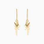 Boucles D'oreilles Pendantes Fee Or Jaune - Pendantes Femme | Marc Orian
