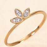 Bague Palmiritio Or Jaune Diamant - Bagues pierres pr&eacute;cieuses Femme | Marc Orian