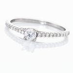 Bague Solitaire Or Blanc Nyala Diamants - Solitaires Femme | Marc Orian