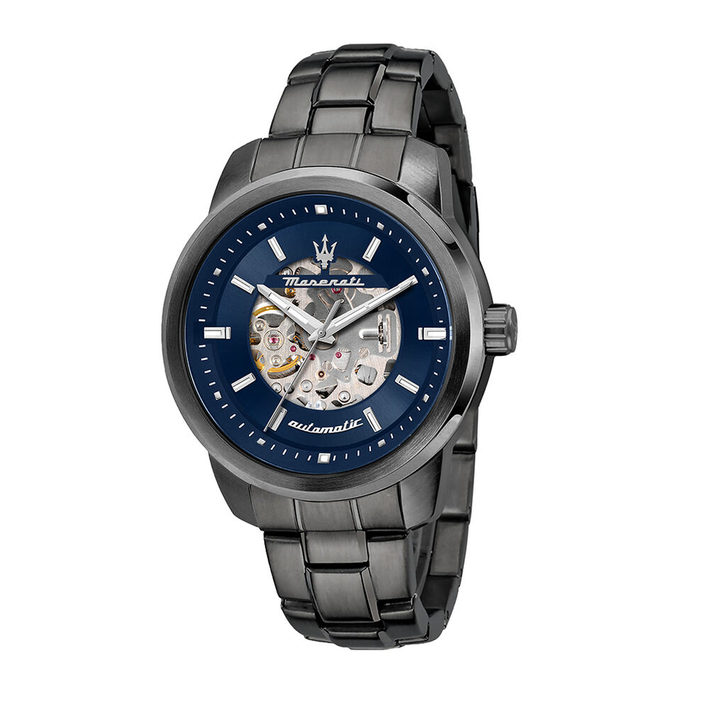 Montre Maserati Successo Auto Bleu - Montres automatiques Homme | Marc Orian