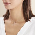 Pendentif Felicette Corne Abondance Or Blanc - Pendentifs Unisex | Marc Orian