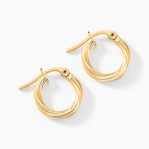 Cr&eacute;oles Youri Or Jaune - Cr&eacute;oles Femme | Marc Orian