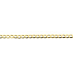 Bracelet Iris Or Jaune Maille Gourmette - Bracelets mailles Femme | Marc Orian