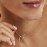 Collier Amene Or Blanc Diamant - Colliers avec pierres Femme | Marc Orian