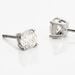 Boucles D'oreilles Puces Victoria Or Blanc Diamant - Puces Famille | Marc Orian