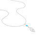 Collier Grethel Argent Blanc Turquoise - Colliers avec pierres Femme | Marc Orian