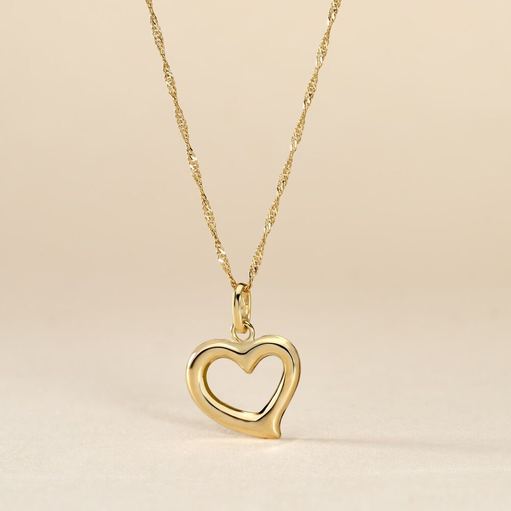Pendentif Eudocie Coeur Bombe Or Jaune - Pendentifs Femme | Marc Orian