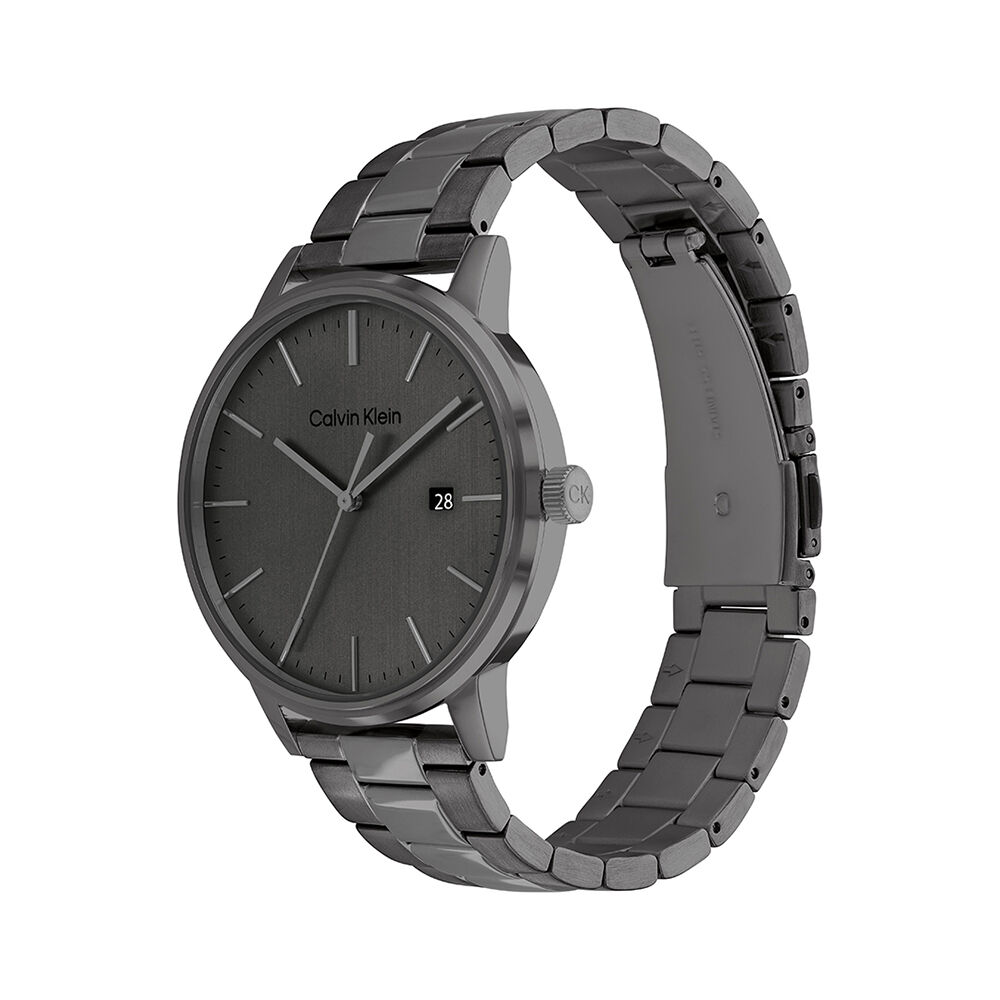 Montre Calvin Klein Linked Bracelet Gris - Montres &eacute;tanches Homme | Marc Orian