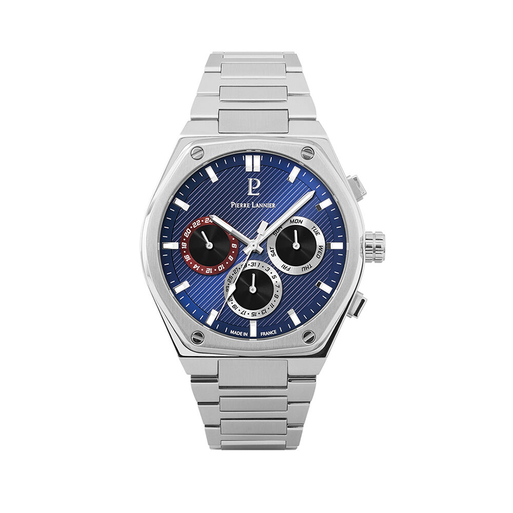 Montre Pierre Lannier Copilote Bleu - Montres &eacute;tanches Homme | Marc Orian