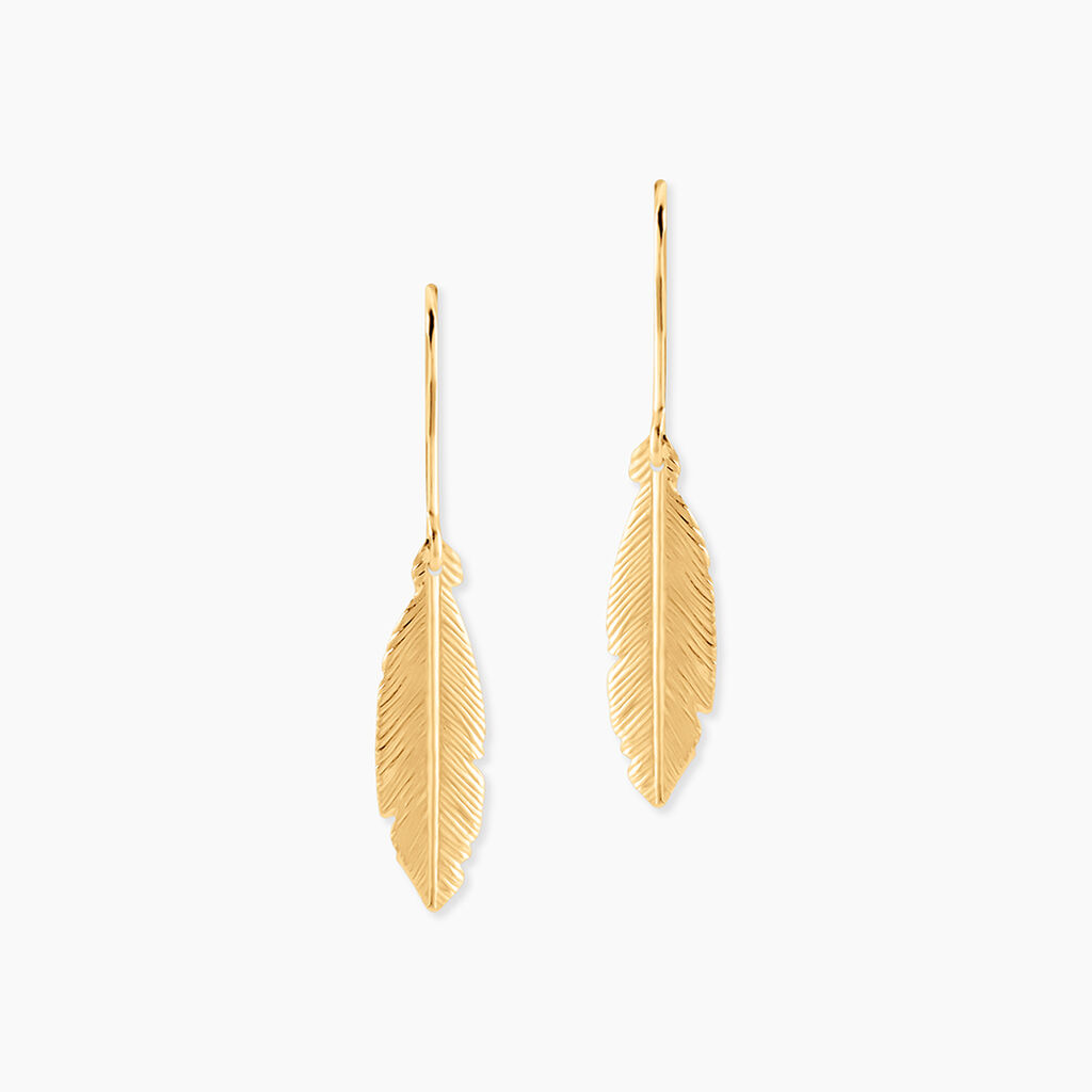 Boucles D'oreilles Pendantes Delphinium Or Jaune - Pendantes Femme | Marc Orian