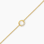 Bracelet Elana Acier Jaune Oxyde De Zirconium - Bracelets cha&icirc;nes Femme | Marc Orian