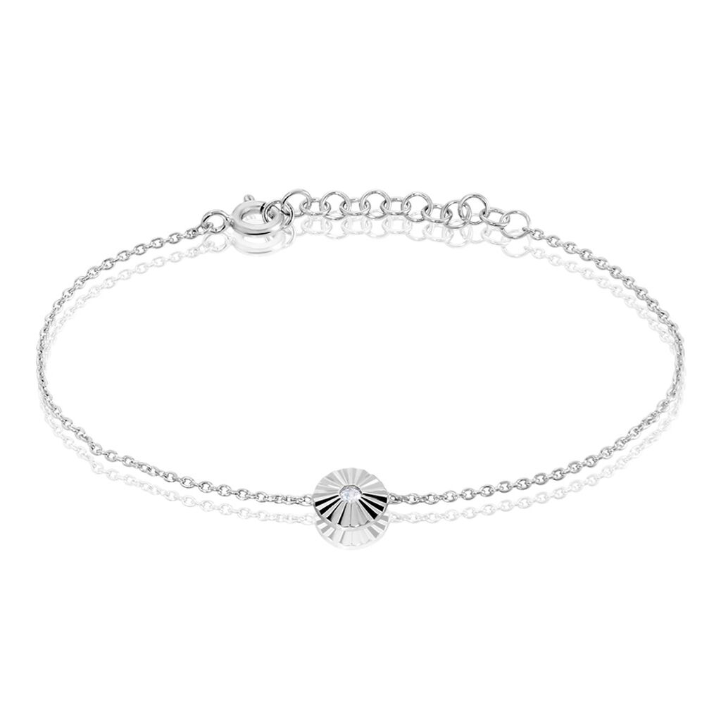 Bracelet Argent Valente Oxydes De Zirconium - Bracelets Medailles Femme | Marc Orian
