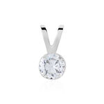 Pendentif Mabila Or Blanc Oxyde De Zirconium - Pendentifs Femme | Marc Orian