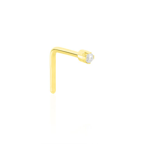 Piercing De Nez Demetrie Or Jaune Diamant - Piercing Nez Femme | Marc Orian