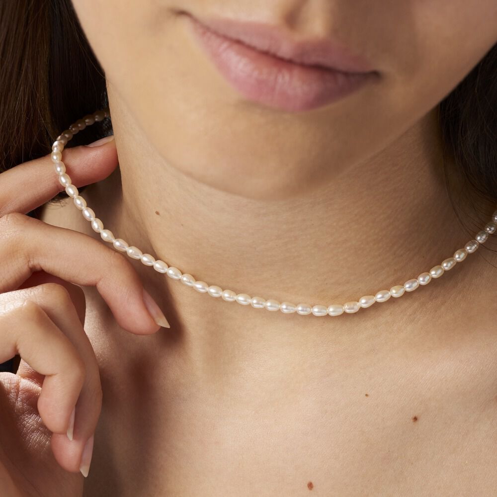 Collier Alceste Or Jaune Perle De Culture - Colliers avec pierres Femme | Marc Orian
