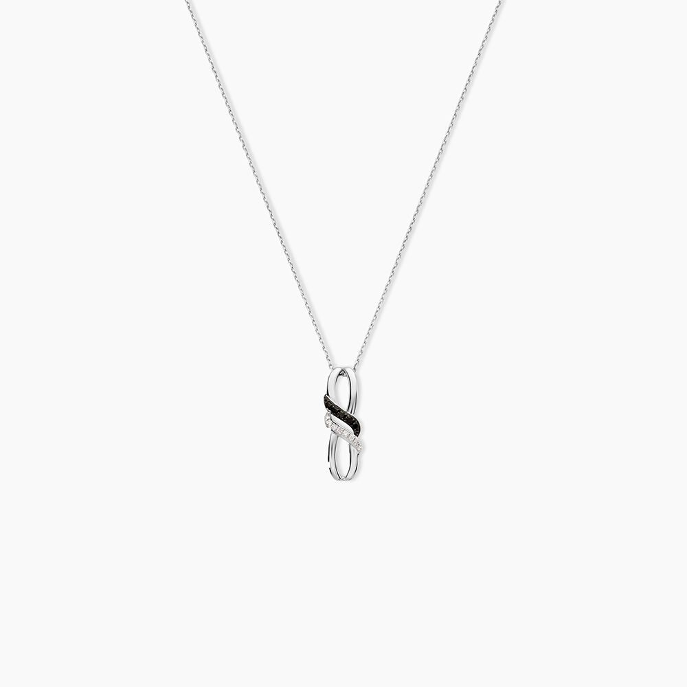 Collier Aline Or Blanc Diamant - Colliers avec pierres Femme | Marc Orian