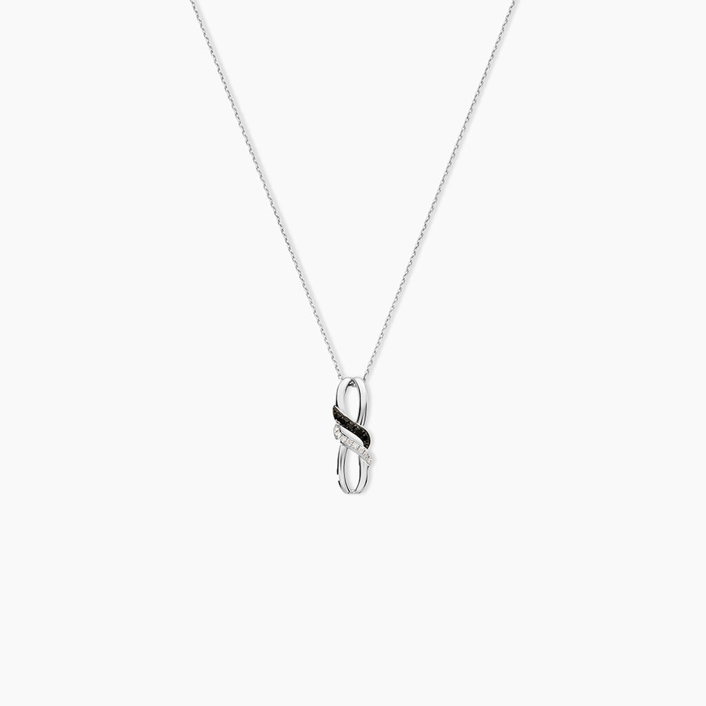 Collier Aline Or Blanc Diamant - Colliers avec pierres Femme | Marc Orian