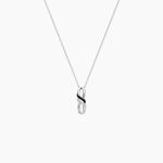 Collier Aline Or Blanc Diamant - Colliers avec pierres Femme | Marc Orian