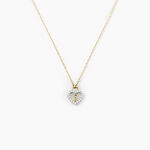 Collier Luchetto Or Jaune Oxyde De Zirconium - Colliers avec pierres Femme | Marc Orian