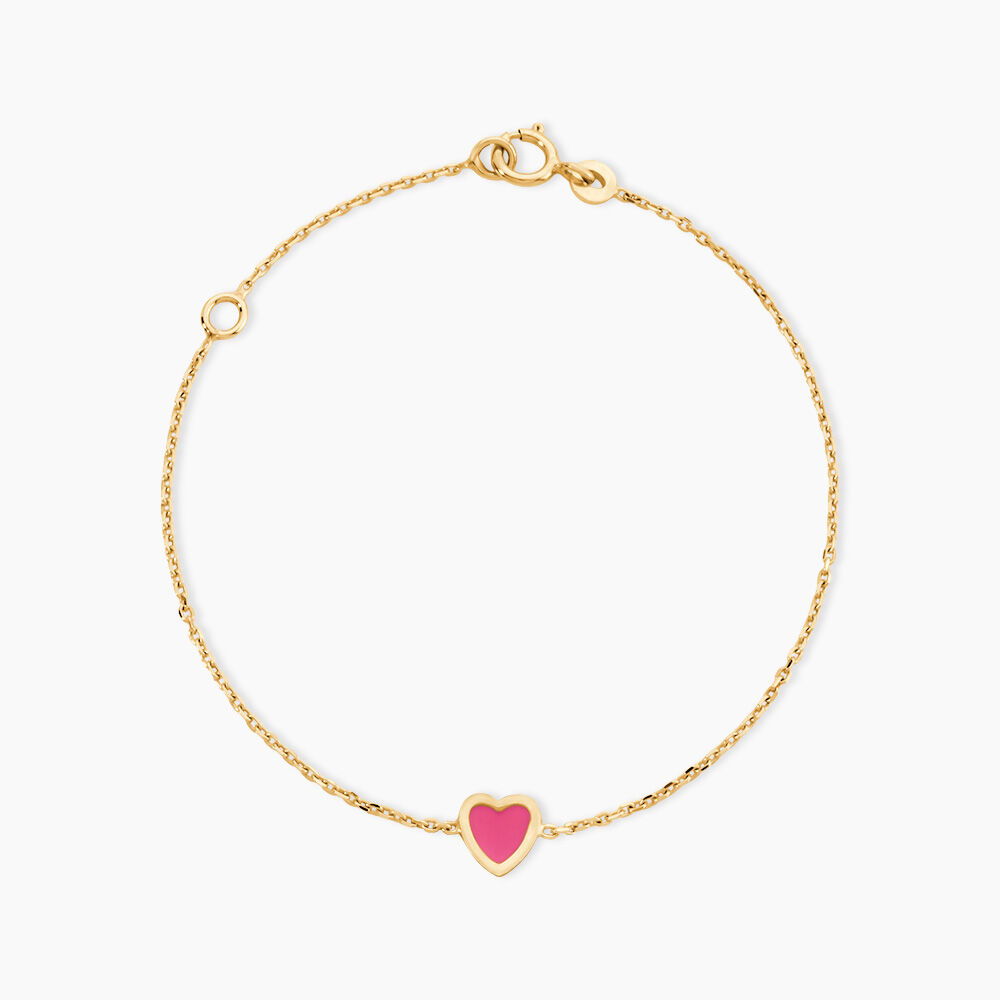 Bracelet Dulcie Coeur Or Jaune Nacre - Bracelets cha&icirc;nes Enfant | Marc Orian