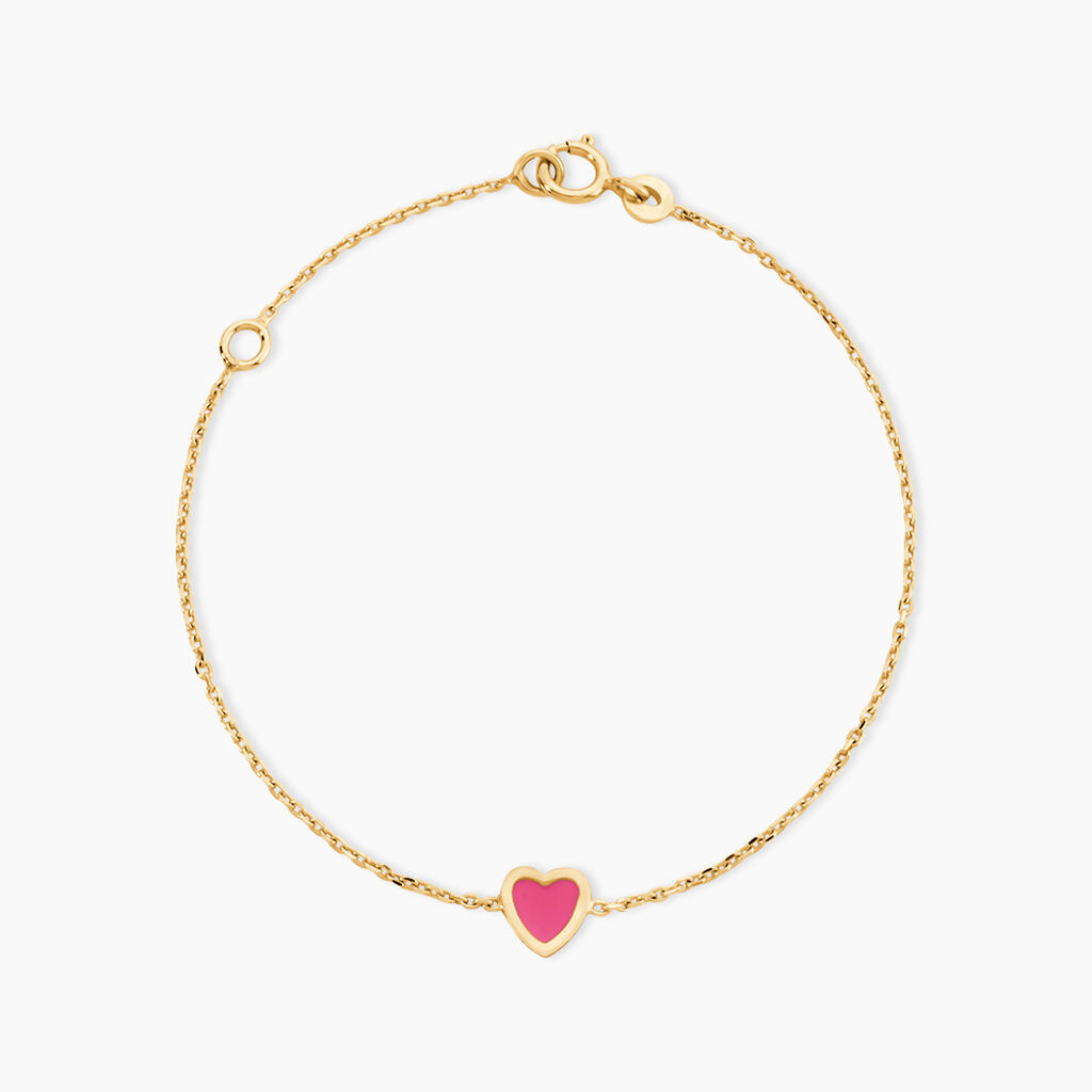 Bracelet Dulcie Coeur Or Jaune Nacre - Bracelets cha&icirc;nes Enfant | Marc Orian