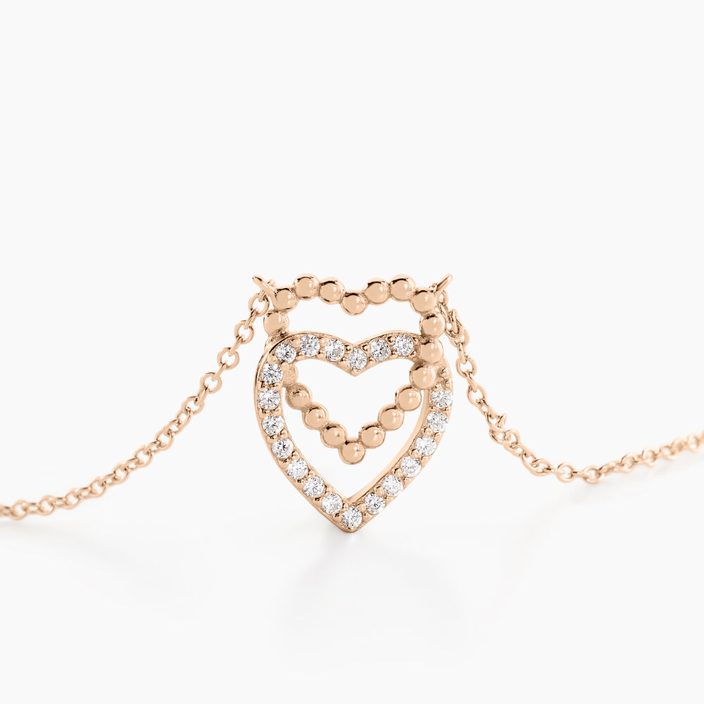 Collier Ottavia Argent Rose Oxyde De Zirconium - Colliers avec pierres Femme | Marc Orian