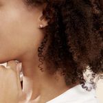 Boucles D'oreilles Puces Elda Serti Clos Or Jaune Oxyde De Zirconium - Puces Femme | Marc Orian