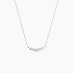 Collier Aliah Argent Blanc Oxyde De Zirconium - Colliers avec pierres Femme | Marc Orian
