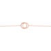 Bracelet Janne Argent Rose Oxyde De Zirconium - Bracelets Anneaux Entrelaces Femme | Marc Orian