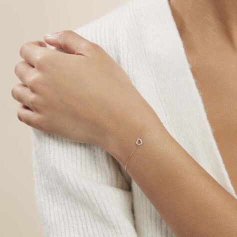 Bracelet Eufemia Or Jaune Oxyde De Zirconium - Bracelets chaînes Femme | Marc Orian