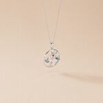 Pendentif Godolieba Or Blanc Topaze - Pendentifs Femme | Marc Orian