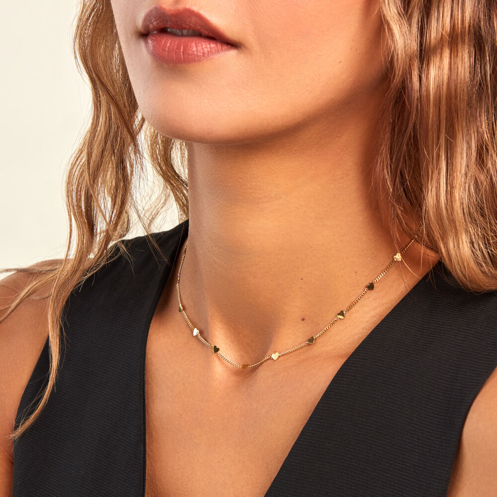 Collier Eva Acier Jaune - Colliers ete Femme | Marc Orian