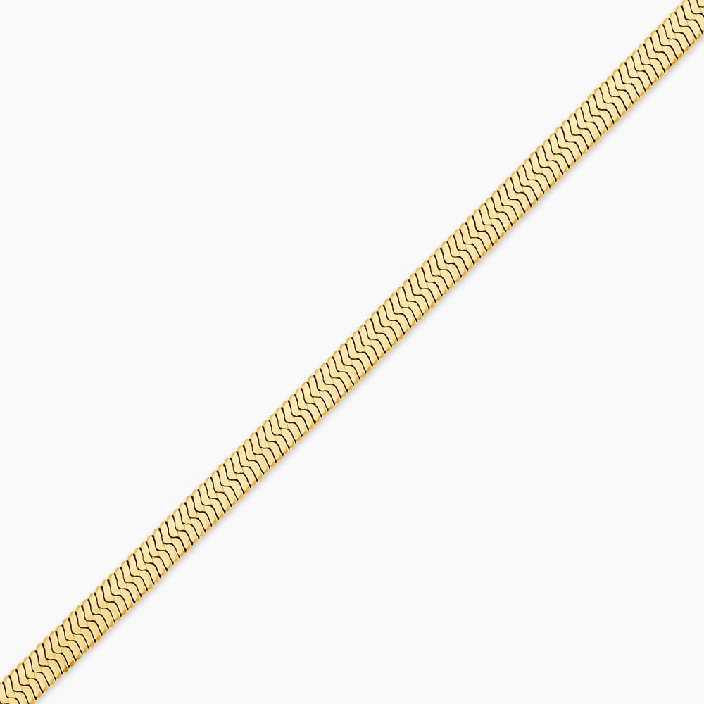 Bracelet Prestance Acier Jaune - Bracelets mailles Femme | Marc Orian